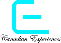 The logo of Canadian Experiences: a C with a horizontal line in its center to create the letter e at the same time.